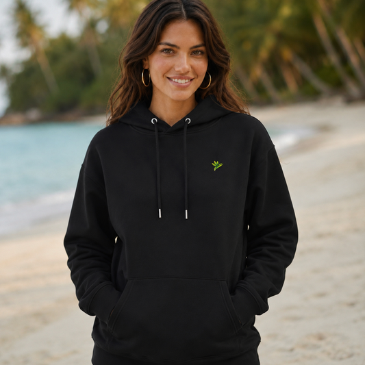 Hoodie Signature "Monstera Obliqua Peru" - Coton Bio & Art Botanique