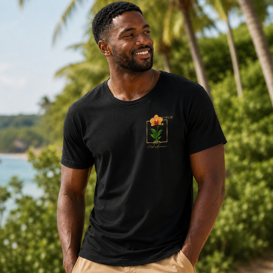 T-shirt "Orchidaceae" – Coton Bio & Baby Plant