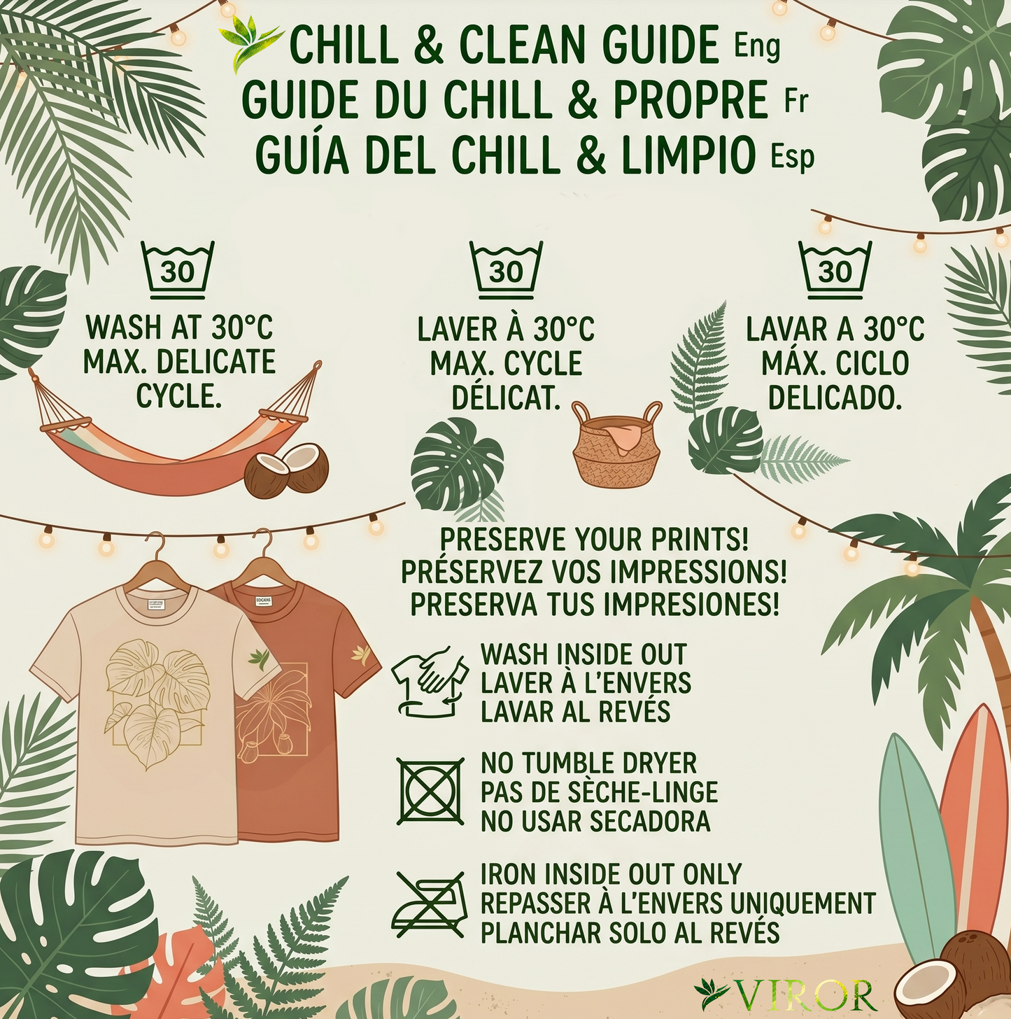 T-shirt "Ficus Pumilla" – Coton Bio & Art Botanique